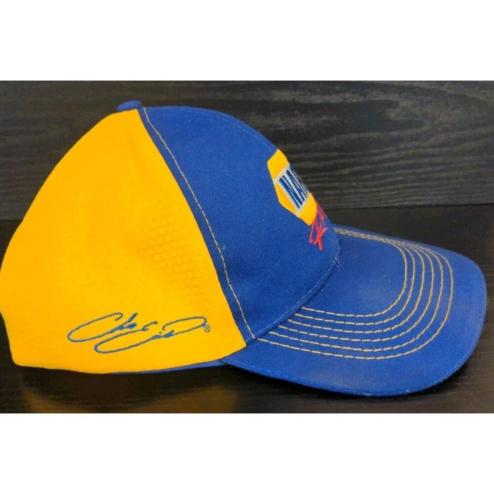 Napa Know How Racing Chase Elliot #9 Blue Yellow Adjustable Strap Hat Cap Unisex